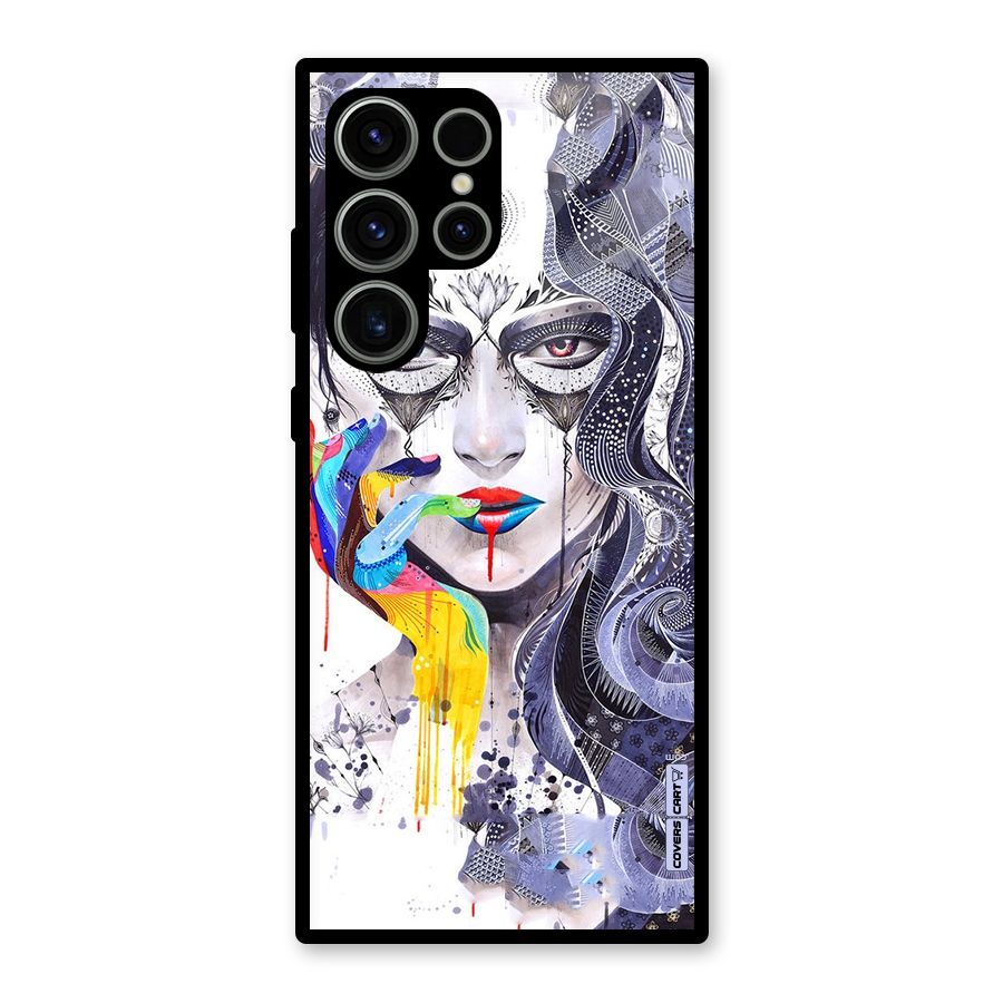 Astonishing Artwork Glass Back Case for Galaxy S23 Ultra
