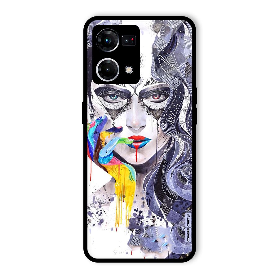 Astonishing Artwork Glass Back Case for Oppo F21s Pro 4G