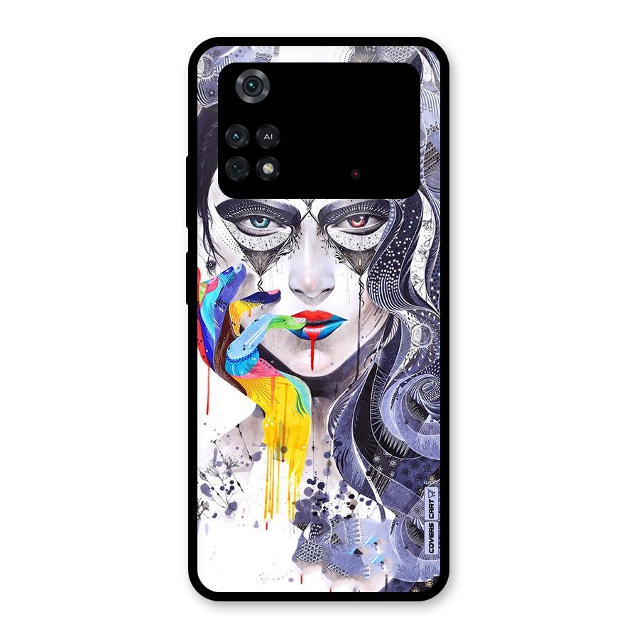 Astonishing Artwork Glass Back Case for Poco M4 Pro 4G