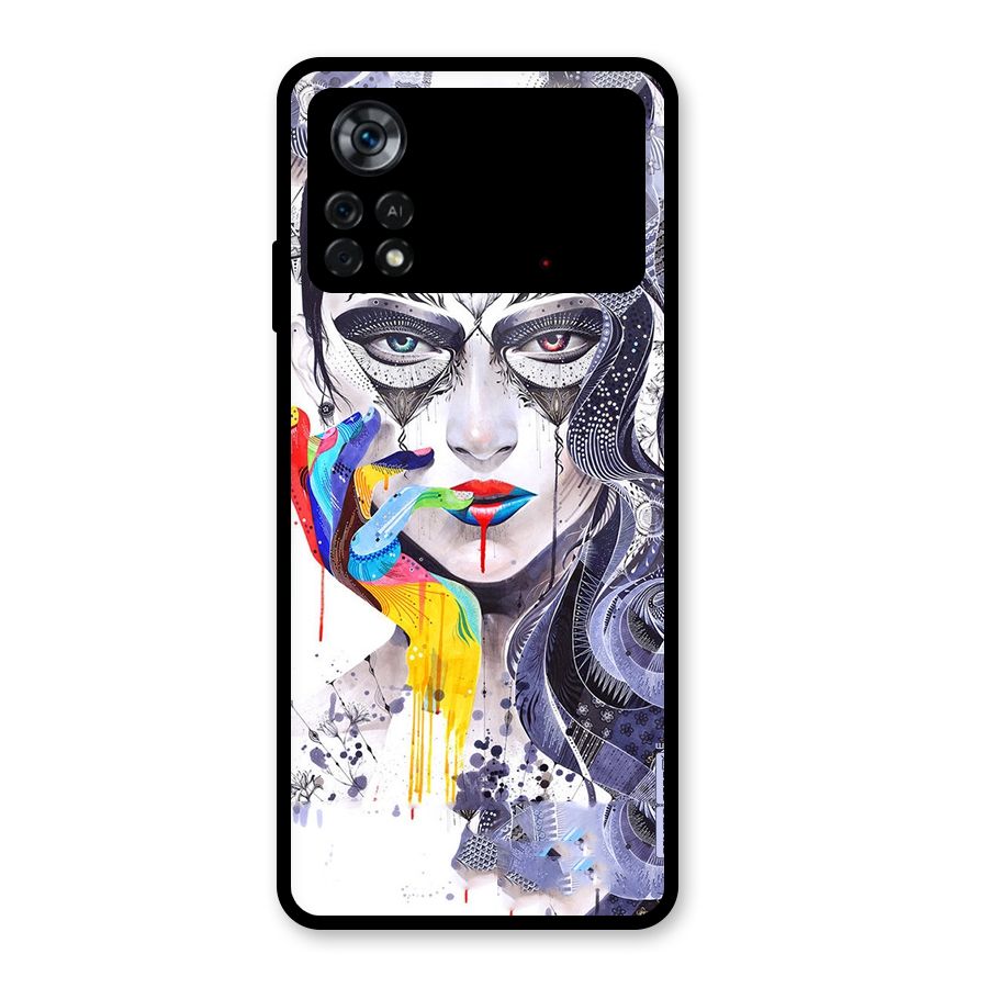 Astonishing Artwork Glass Back Case for Poco X4 Pro 5G
