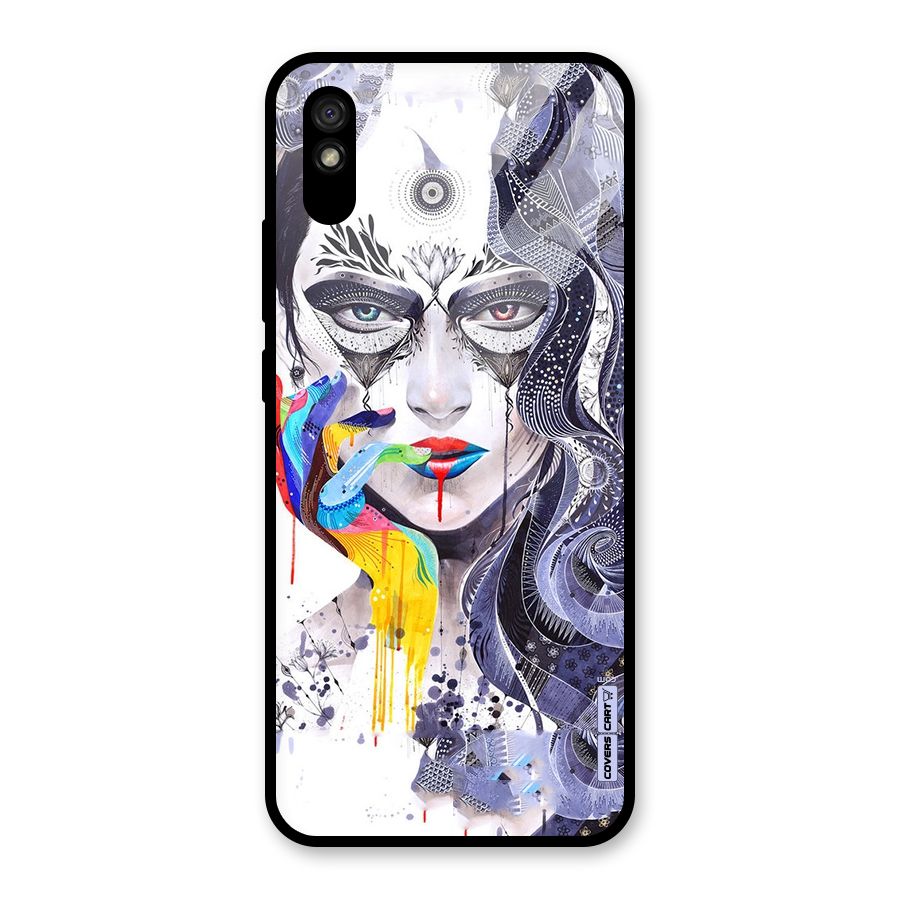 Astonishing Artwork Glass Back Case for Redmi 9A