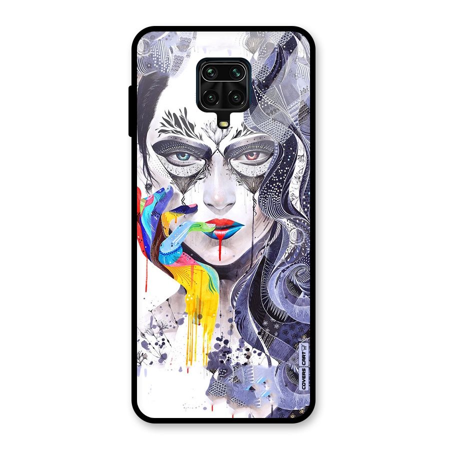 Astonishing Artwork Glass Back Case for Redmi Note 9 Pro