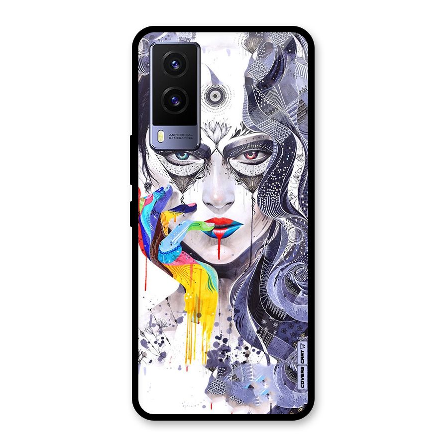 Astonishing Artwork Glass Back Case for Vivo V21e 5G