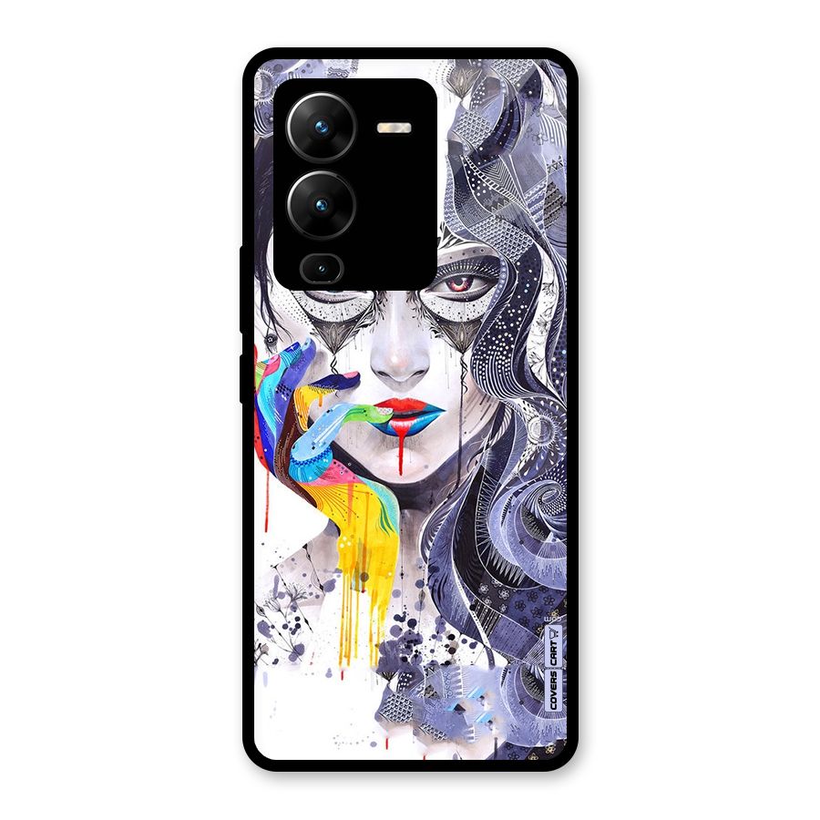 Astonishing Artwork Glass Back Case for Vivo V25 Pro