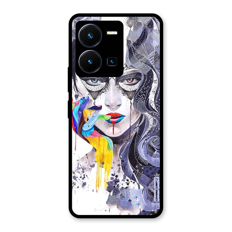 Astonishing Artwork Glass Back Case for Vivo Y35