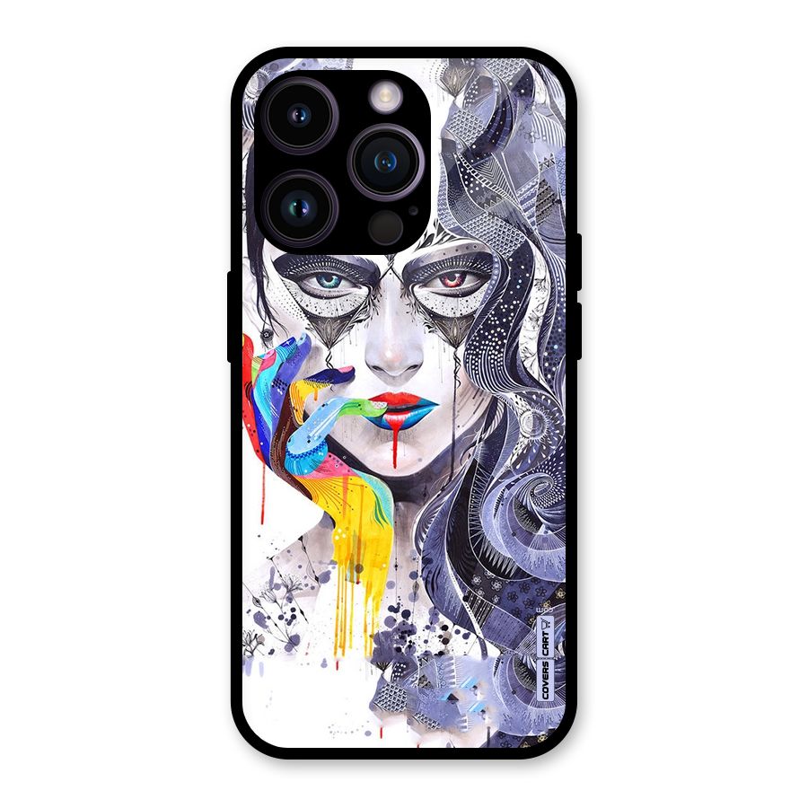 Astonishing Artwork Glass Back Case for iPhone 14 Pro