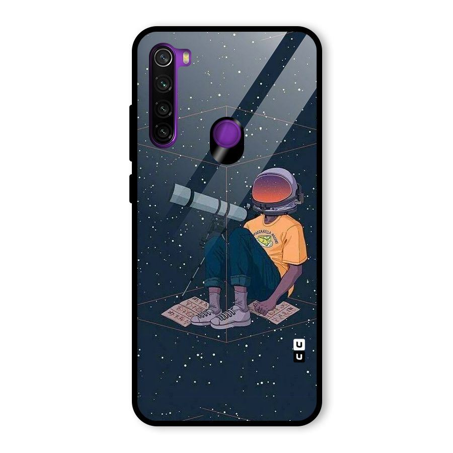 AstroNOT Glass Back Case for Redmi Note 8