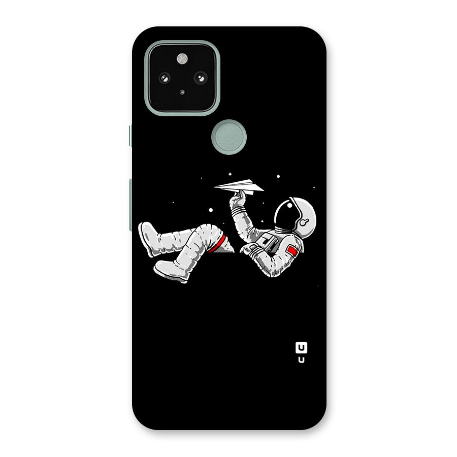 Astronaut Aeroplane Back Case for Google Pixel 5