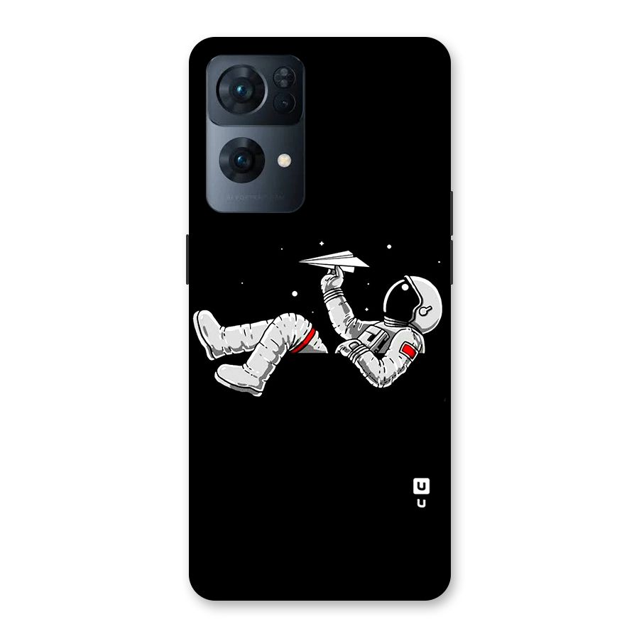 Astronaut Aeroplane Back Case for Oppo Reno7 Pro 5G