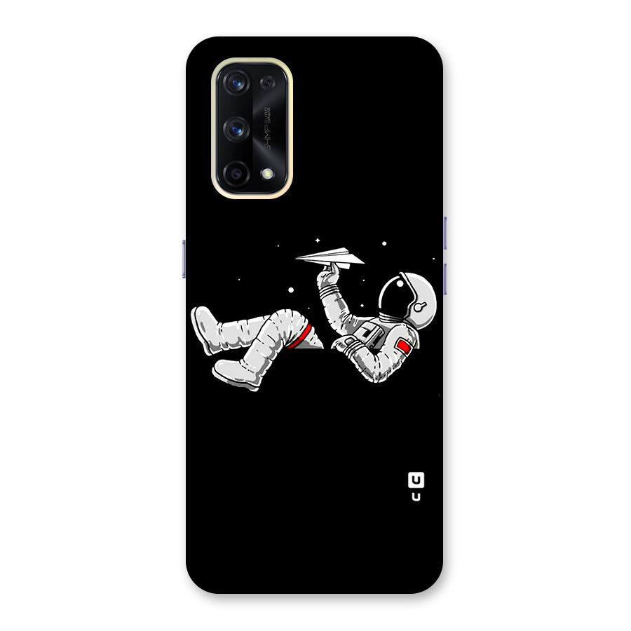 Astronaut Aeroplane Glass Back Case for Realme X7 Pro