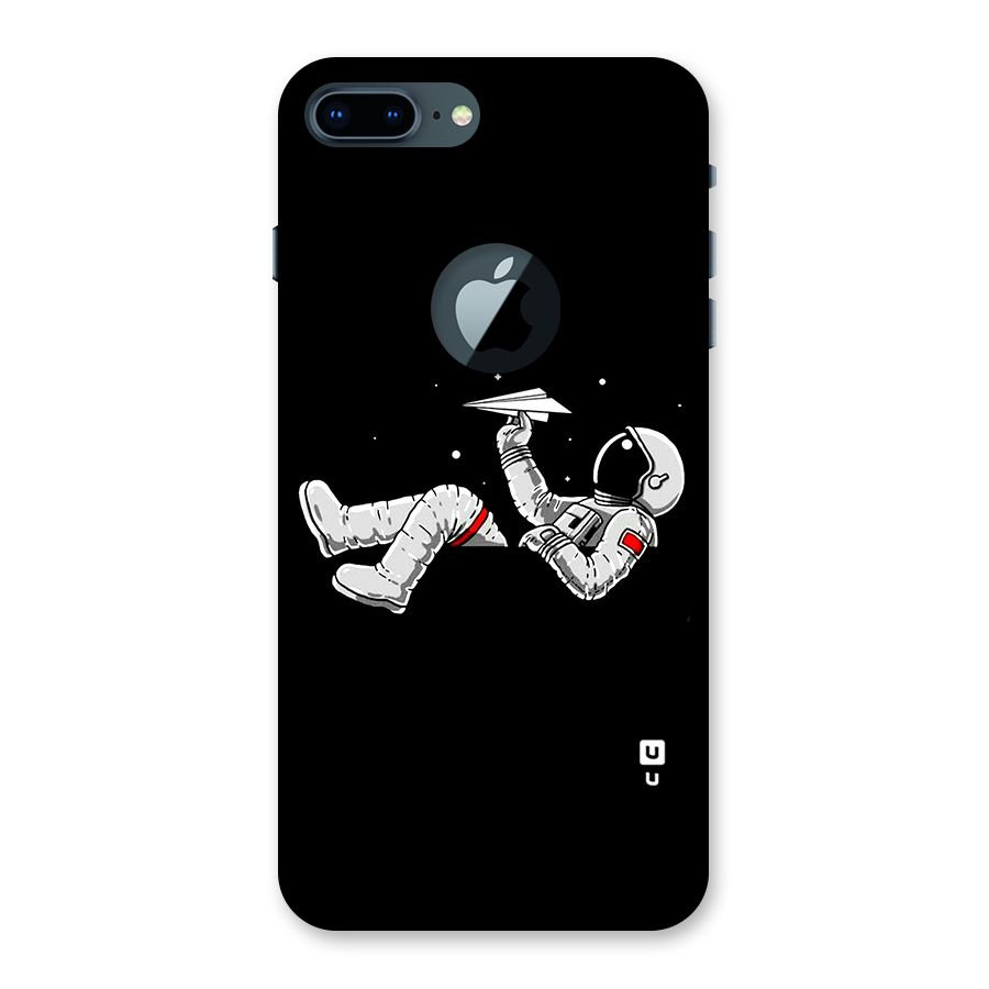 Astronaut Aeroplane Back Case for iPhone 7 Plus Logo Cut