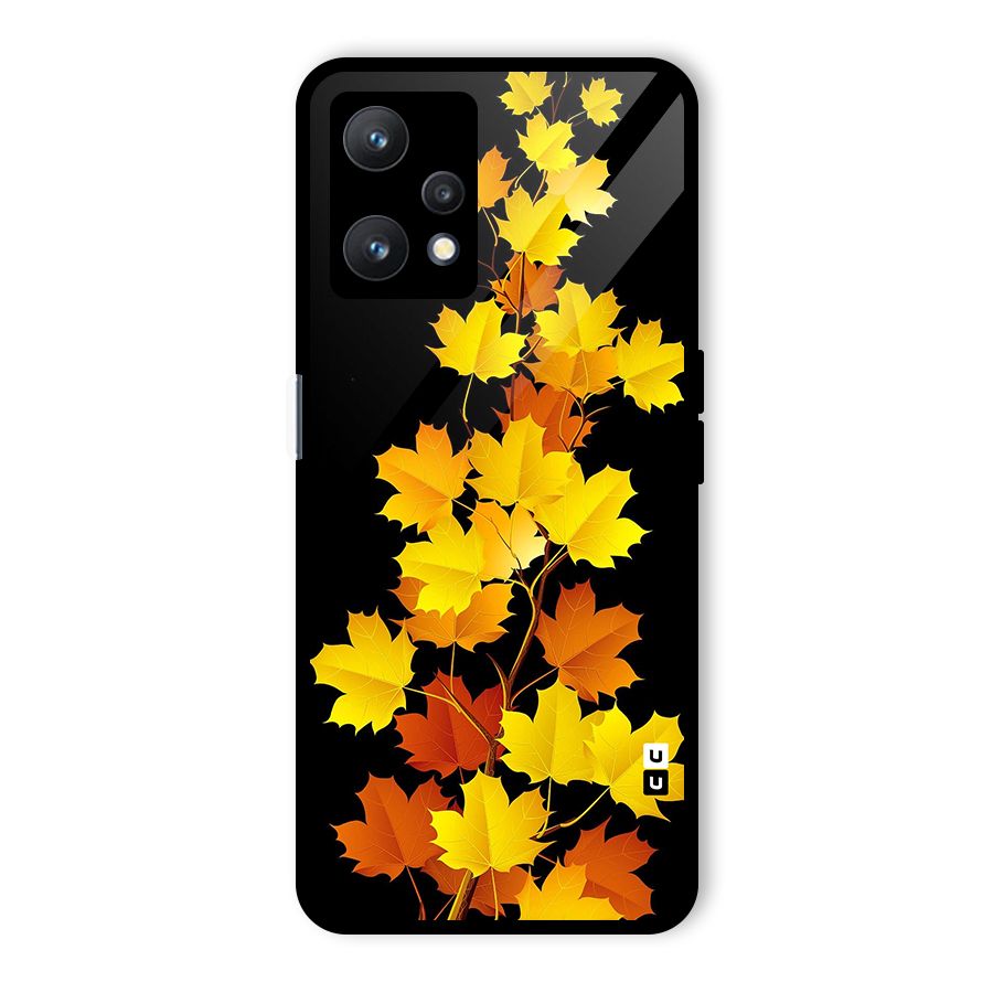 Autumn Forest Leaves Glass Back Case for Realme 9 Pro 5G