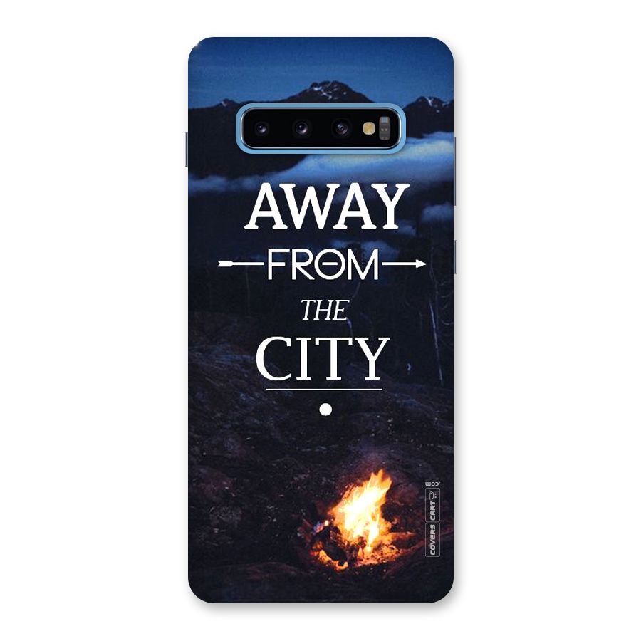 Away From City Back Case for Galaxy S10 Plus