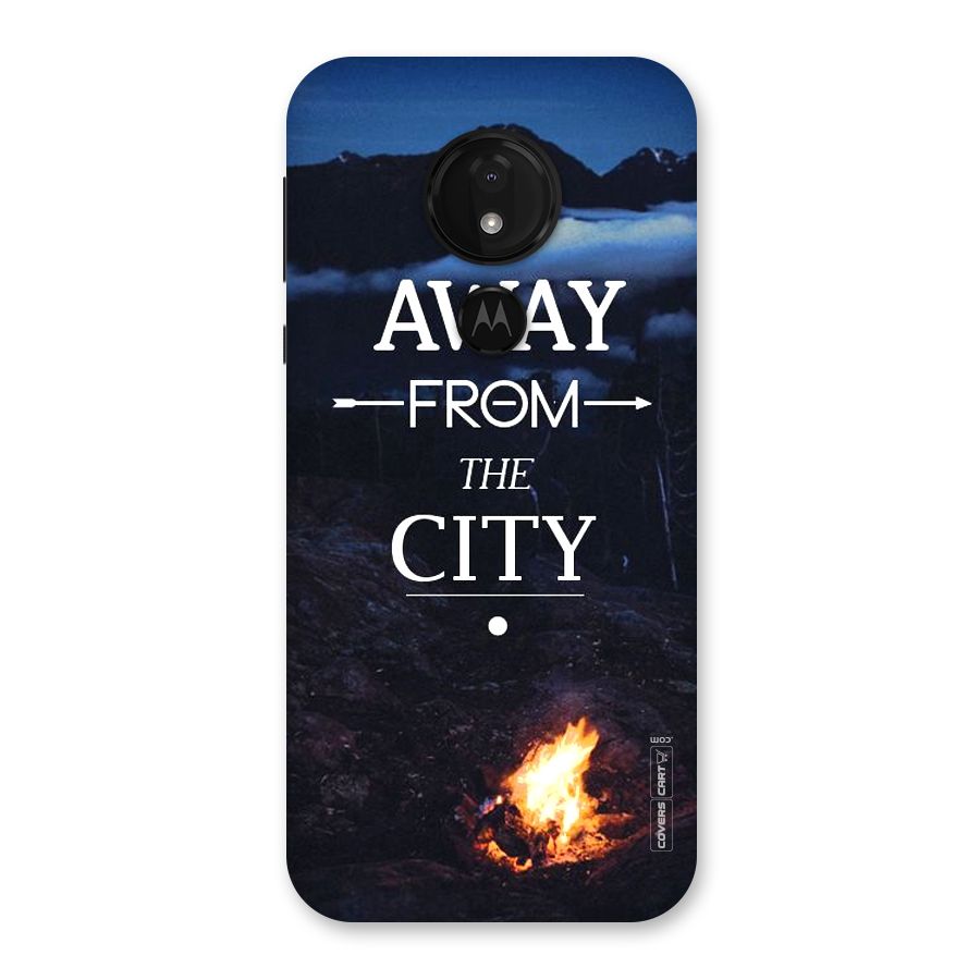 Away From City Back Case for Moto G7 Power