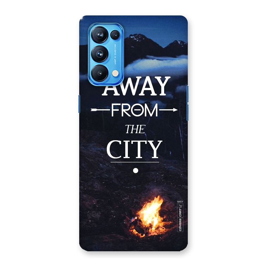 Away From City Back Case for Oppo Reno5 Pro 5G