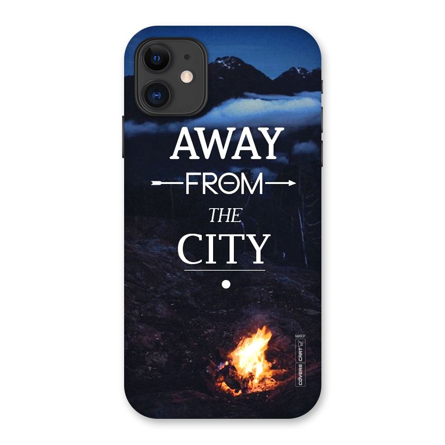 Away From City Back Case for iPhone 11