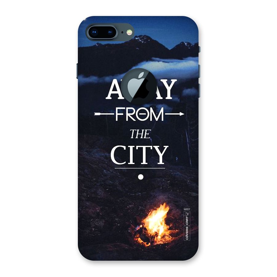 Away From City Back Case for iPhone 7 Plus Logo Cut