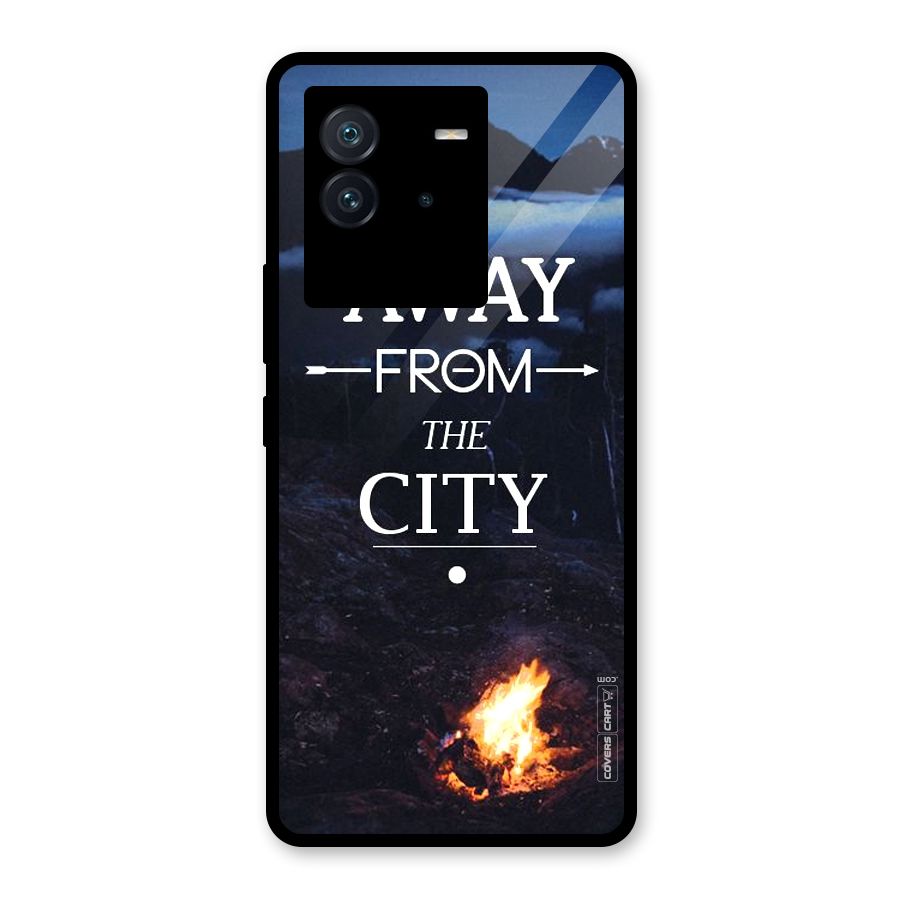 Away From City Glass Back Case for Vivo iQOO Neo 6 5G