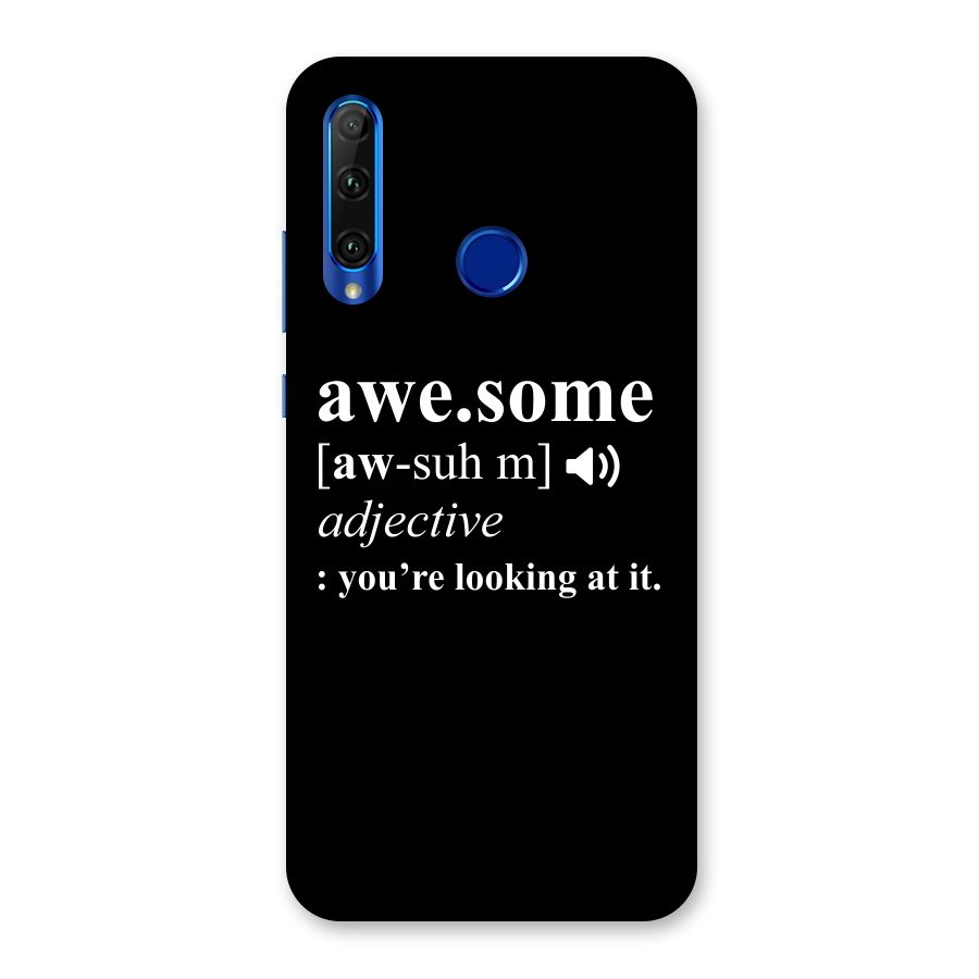 Awesome Looking at it Back Case for Honor 20i