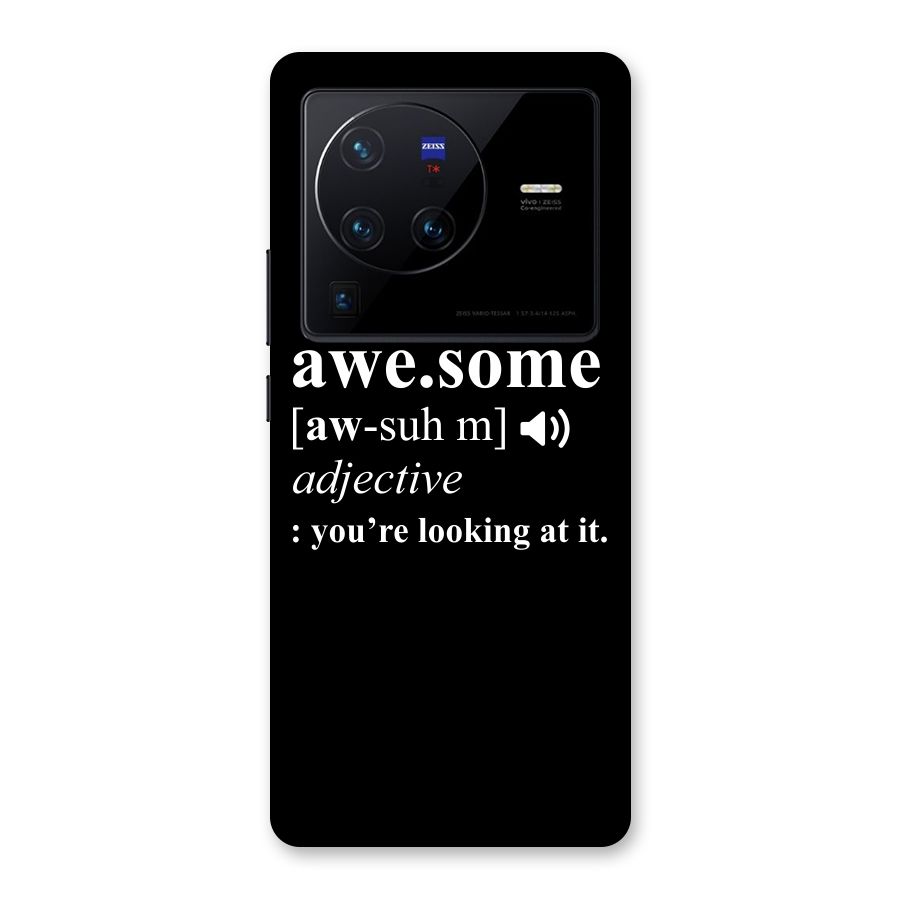 Awesome Looking at it Back Case for Vivo X80 Pro