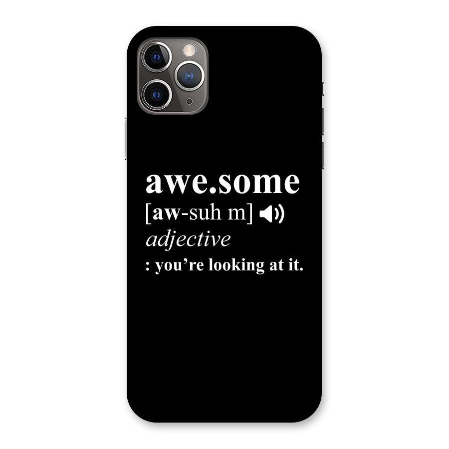 Awesome Looking at it Back Case for iPhone 11 Pro Max