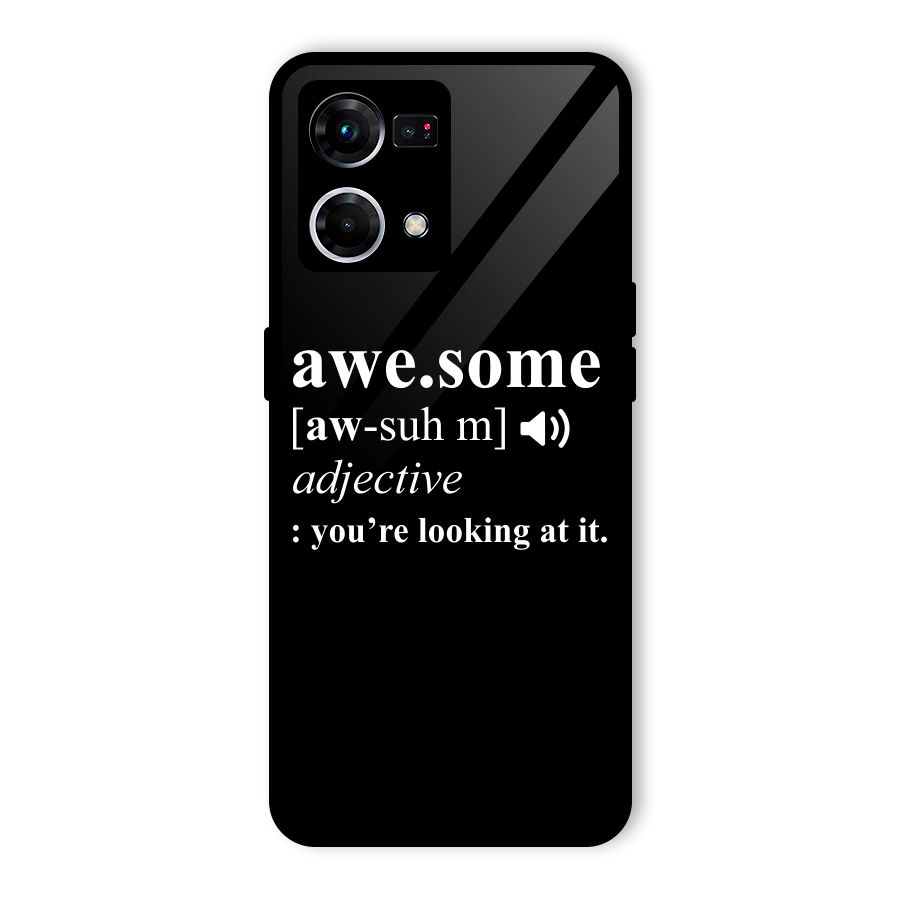 Awesome Looking at it Glass Back Case for Oppo F21s Pro 4G