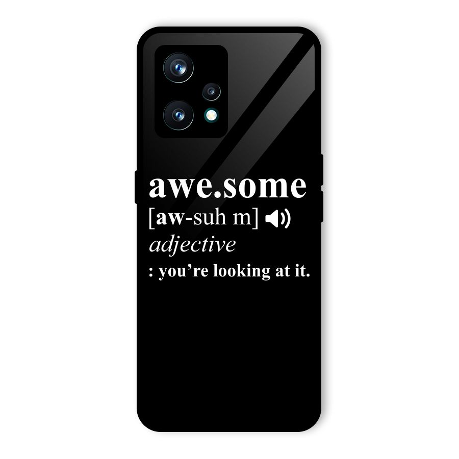 Awesome Looking at it Glass Back Case for Realme 9 Pro Plus 5G