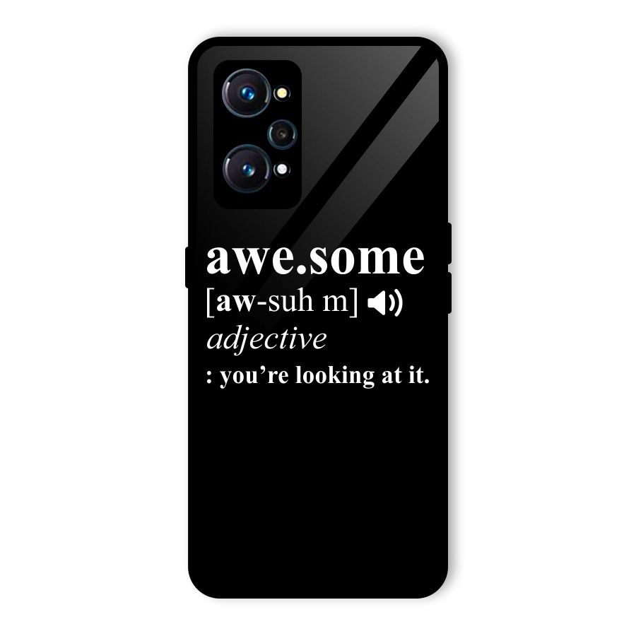 Awesome Looking at it Glass Back Case for Realme GT 2