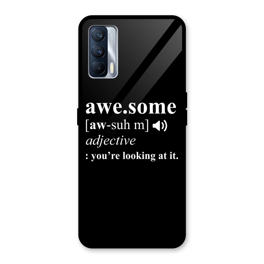Awesome Looking at it Glass Back Case for Realme X7