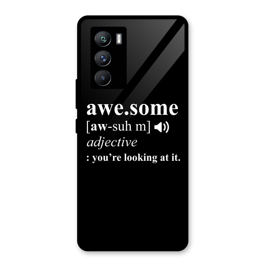 Awesome Looking at it Glass Back Case for Vivo iQOO 9 SE