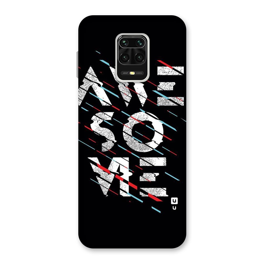Awesome Me Back Case for Redmi Note 9 Pro Max