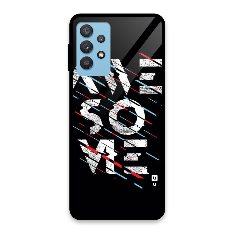 Awesome Me Glass Back Case for Galaxy M32 5G
