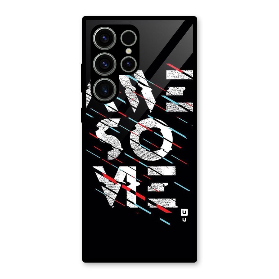Awesome Me Glass Back Case for Galaxy S23 Ultra