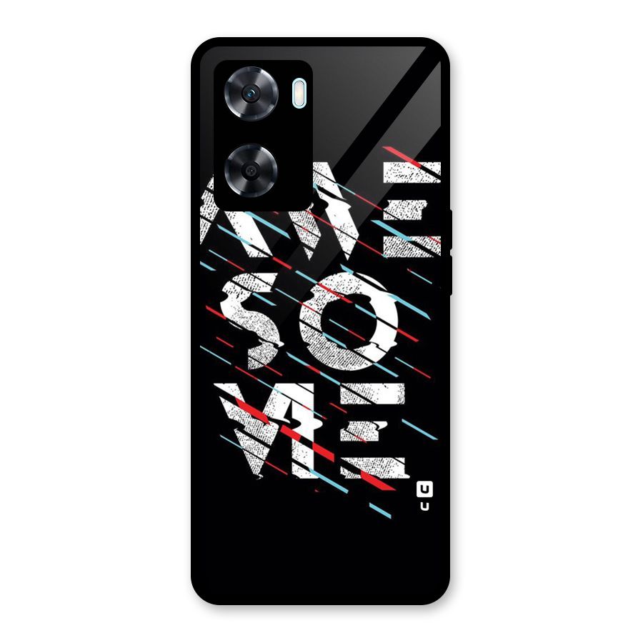 Awesome Me Glass Back Case for Oppo A77