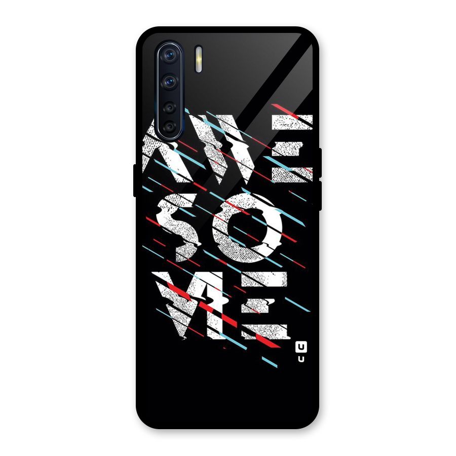 Awesome Me Glass Back Case for Oppo F15