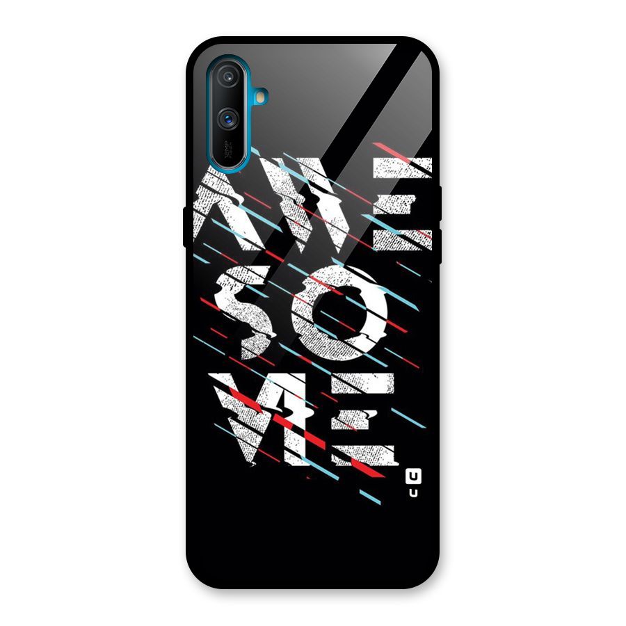 Awesome Me Glass Back Case for Realme C3