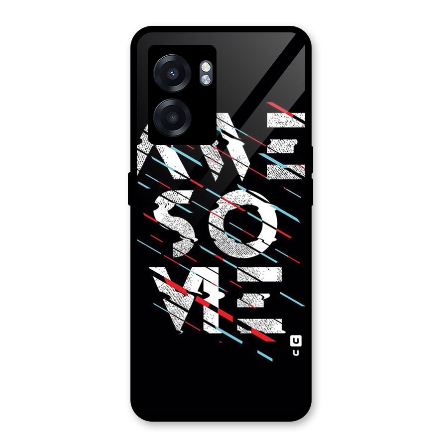 Awesome Me Glass Back Case for Realme Narzo 50 5G