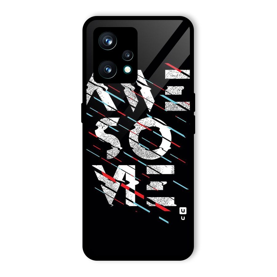 Awesome Me Glass Back Case for Realme Narzo 50 Pro