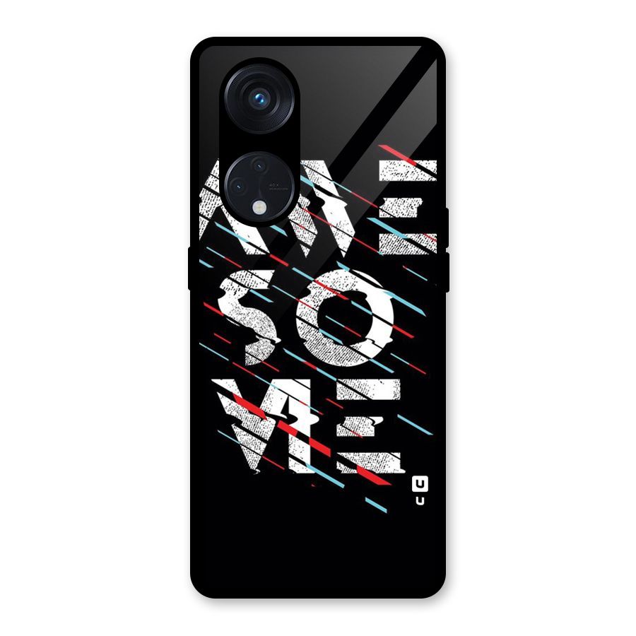 Awesome Me Glass Back Case for Reno8 T 5G