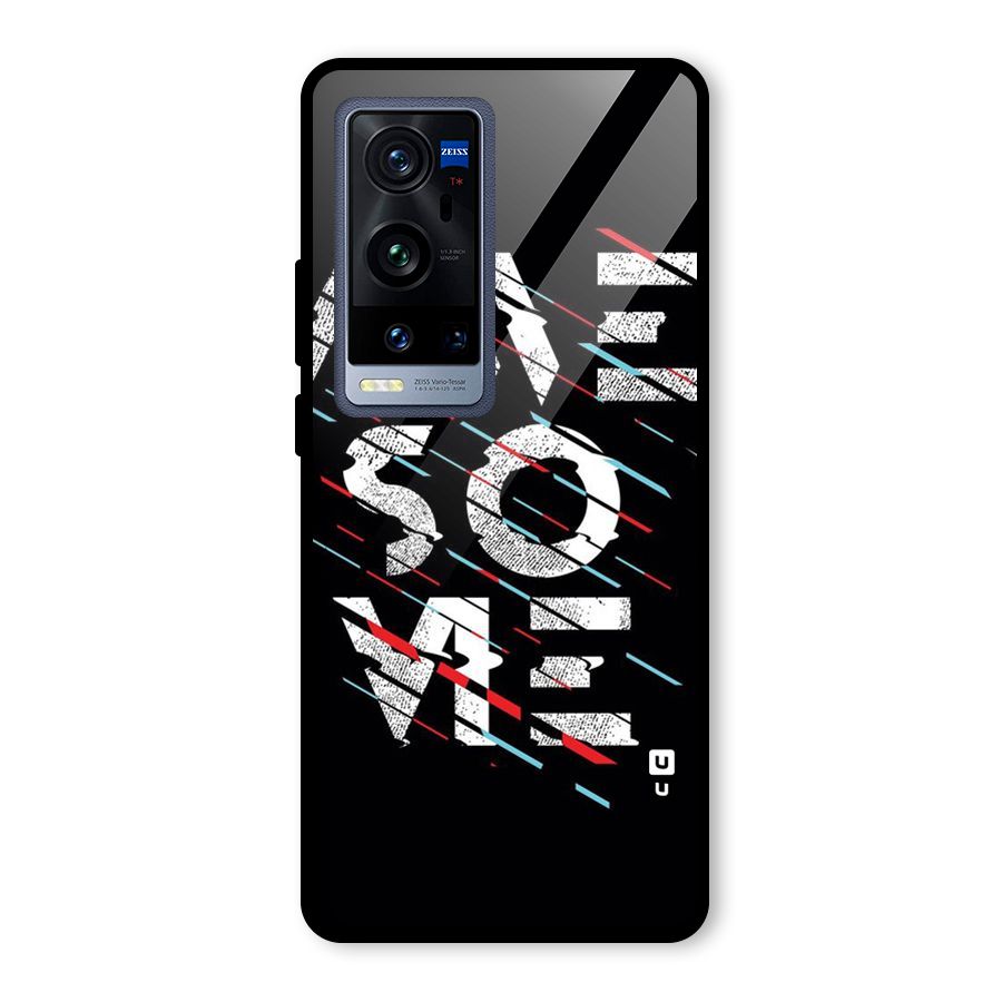Awesome Me Glass Back Case for Vivo X60 Pro Plus