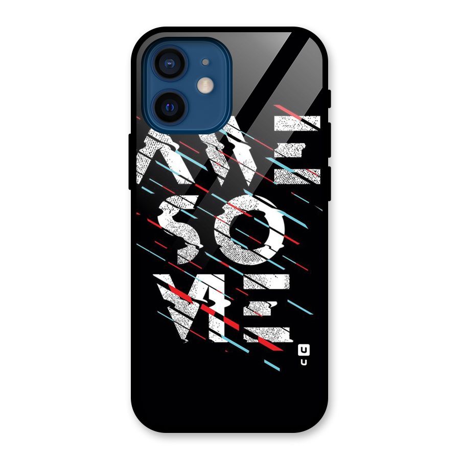 Awesome Me Glass Back Case for iPhone 12 Mini