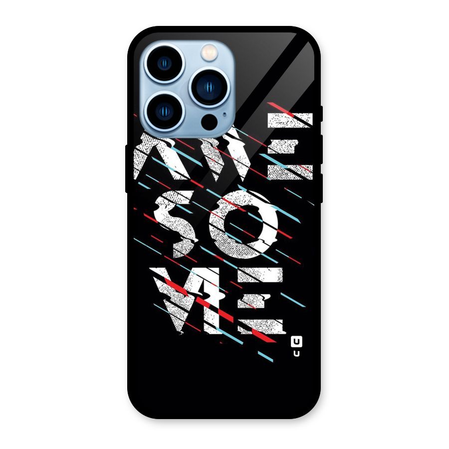 Awesome Me Glass Back Case for iPhone 13 Pro