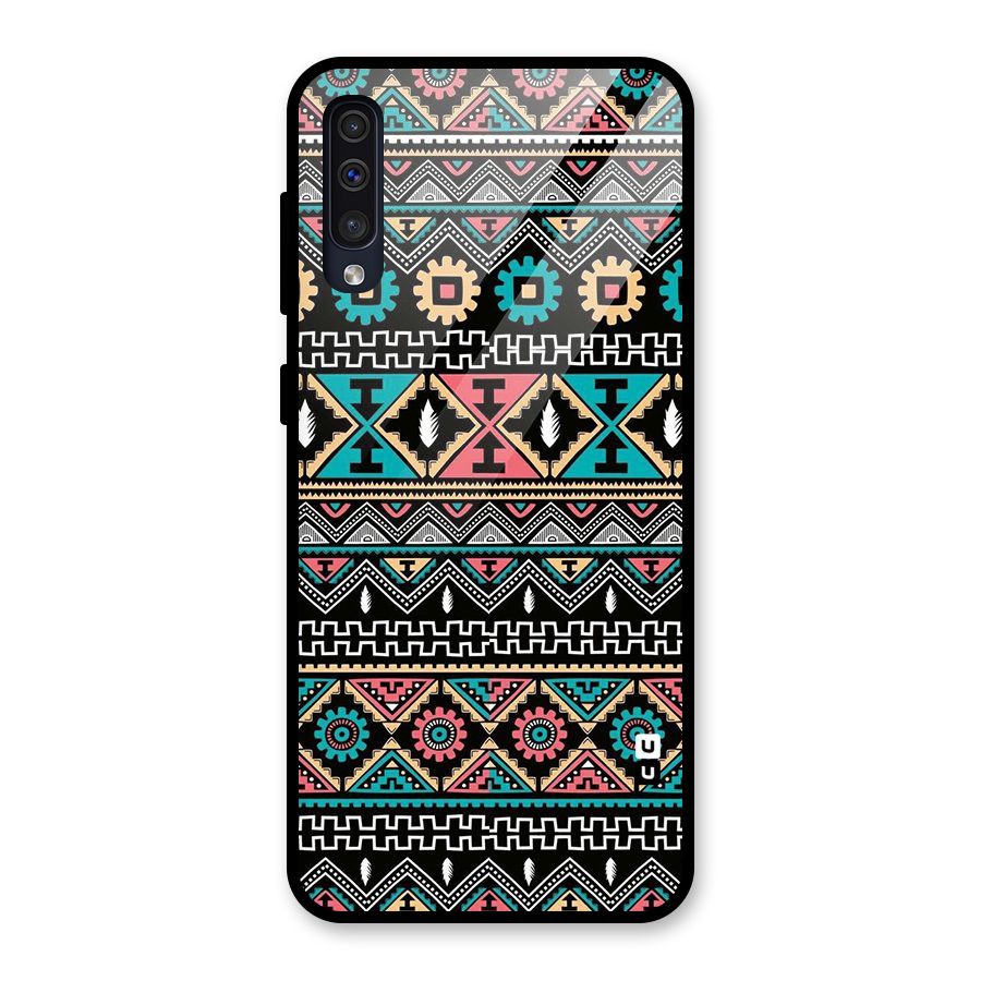 Aztec Beautiful Creativity Glass Back Case for Galaxy A30s