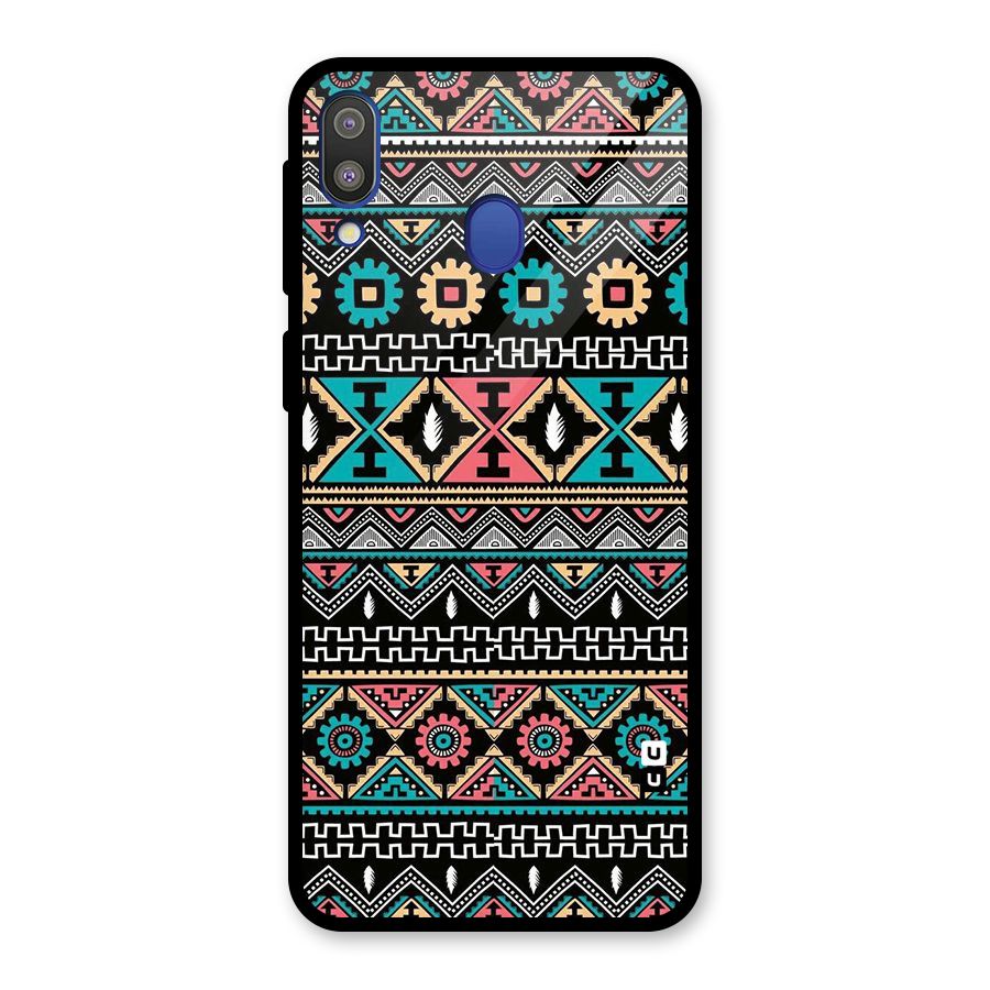 Aztec Beautiful Creativity Glass Back Case for Galaxy M20