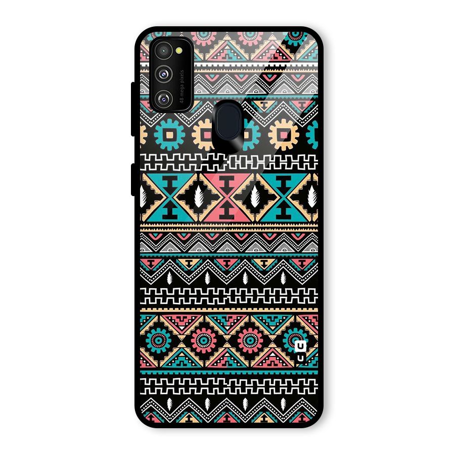 Aztec Beautiful Creativity Glass Back Case for Galaxy M30s