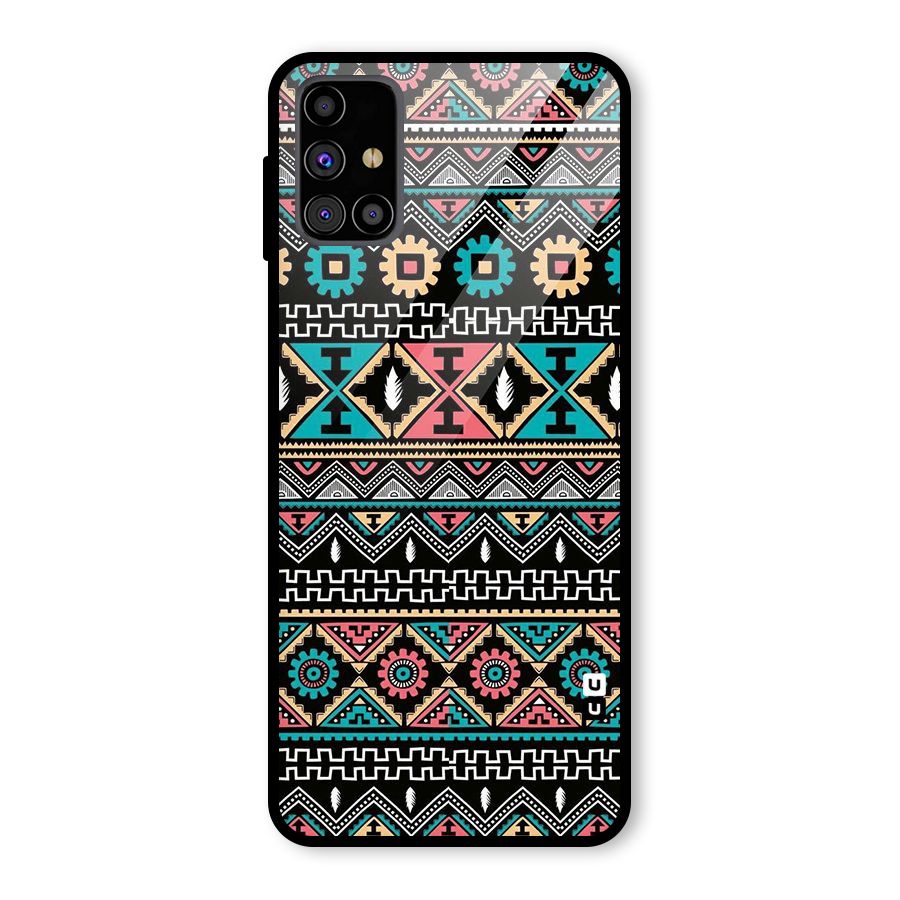 Aztec Beautiful Creativity Glass Back Case for Galaxy M31s