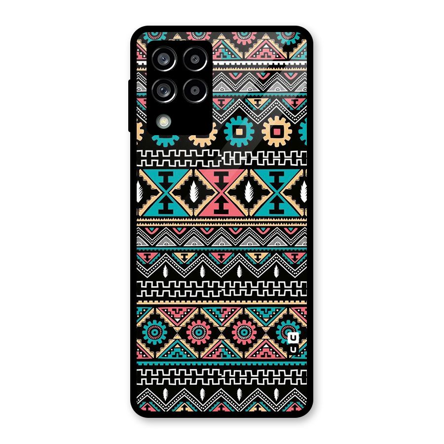 Aztec Beautiful Creativity Glass Back Case for Galaxy M53 5G