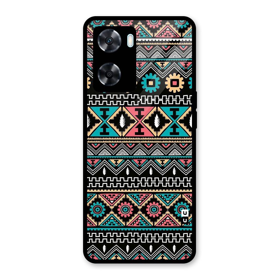 Aztec Beautiful Creativity Glass Back Case for Oppo A77