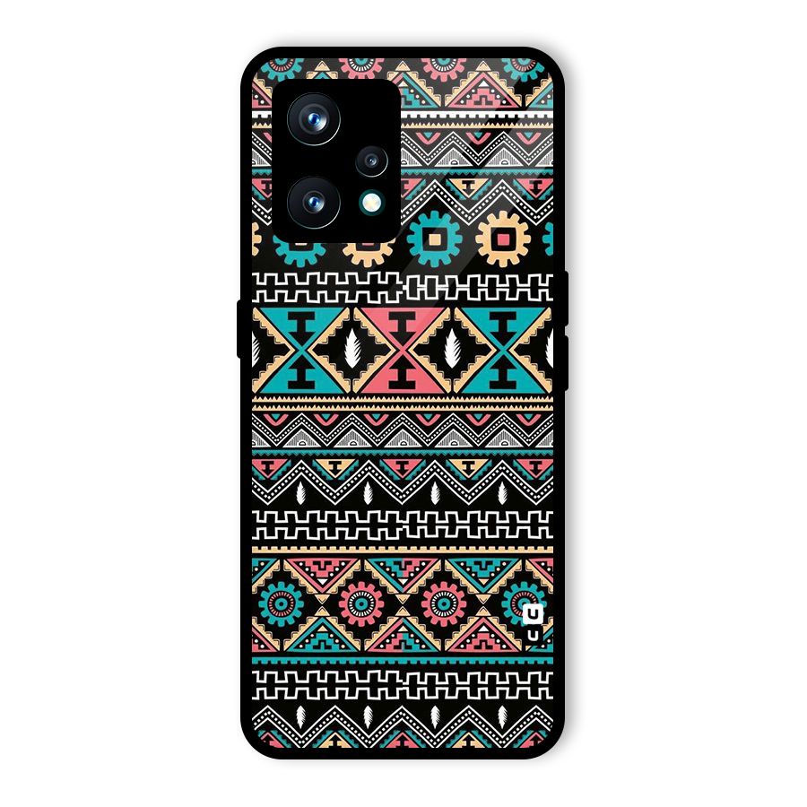 Aztec Beautiful Creativity Glass Back Case for Realme 9 Pro Plus 5G