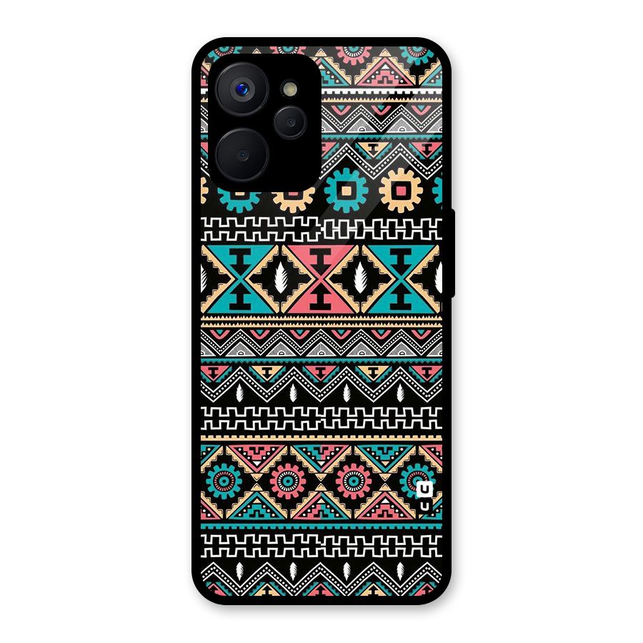 Aztec Beautiful Creativity Glass Back Case for Realme 9i 5G